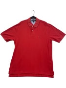 TOMMY HILFIGER polo retrò rossa da uomo XL usata