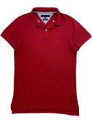 TOMMY HILFIGER ΜΠΛΟΥΖΑ POLO SLIM FIT ΛΟΓΟΤΥΠΟ ΚΟΚΚΙΝΟ ΑΝΔΡΙΚΟ S