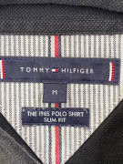 TOMMY HILFIGER Polo slim fit con piccolo logo nera unisex M