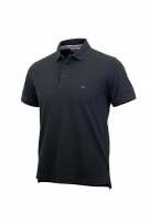 TOMMY HILFIGER Polo slim fit con piccolo logo nera unisex M
