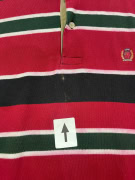 TOMMY HILFIGER POLO SHIRT VINTAGE MULTICOLOR MEN XXL pre-owned