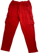 TOMMY HILFIGER Παντελόνι Cargo Organic Cotton Blend Κόκκινο Ανδρικό L