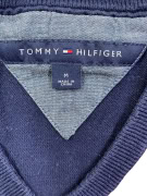TOMMY HILFIGER ΠΛΕΚΤΗ ΜΠΛΟΥΖΑ V-NECK ARGYLE PATTERN ΜΠΛΕ/ΚΟΚΚΙΝΟ ΑΝΔΡΙΚΟ M
