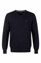 TOMMY HILFIGER ΠΛΕΚΤΟ ΠΟΥΛΟΒΕΡ MINIMAL ΜΑΥΡΟ ΑΝΤΡΙΚΟ PRE OWNED M