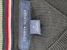 TOMMY HILFIGER ΠΛΕΚΤΟ ΠΟΥΛΟΒΕΡ MINIMAL ΜΑΥΡΟ ΑΝΤΡΙΚΟ PRE OWNED M