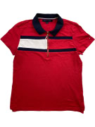 Tommy Hilfiger Polo Κόκκινο με Φερμουάρ Γυναικείο M