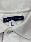 TOMMY HILFIGER POLO MINIMAL OFF WHITE ΑΝΤΡΙΚΟ PRE OWNED L