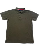 TOMMY HILFIGER POLO MINIMAL OLIVE UOMO PRE OWNED M