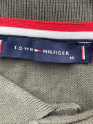 TOMMY HILFIGER POLO MINIMAL OLIVE UOMO PRE OWNED M