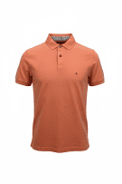 Tommy Hilfiger Polo Μπλούζα 1985 Regular Fit Logo Πορτοκαλί Ανδρικό S-M