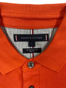 Tommy Hilfiger Polo Maglia 1985 Slim Fit con logo ricamato arancione da uomo S