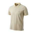 TOMMY HILFIGER Polo Μπλούζα Casual Λογότυπο Εκρού Ανδρικό 3XL