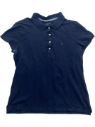 Tommy Hilfiger Polo Μπλούζα Classic Fit Κεντητό Λογότυπο Μπλε Γυναικείο L