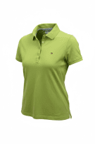Tommy Hilfiger Polo Μπλούζα Logo Λαχανί Γυναικεία M