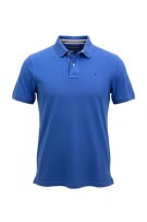 TOMMY HILFIGER Polo Shirt Logo Blue Men's M