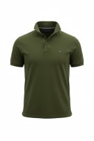 TOMMY HILFIGER POLO ΜΠΛΟΥΖΑ ΜΕ ΛΟΓΟΤΥΠΟ ΧΑΚΙ ΑΝΔΡΙΚΗ M