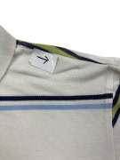 Tommy Hilfiger Polo Μπλούζα Ριγέ CLASSIC Logo Λευκό Ανδρικό L