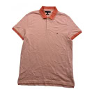 TOMMY HILFIGER Polo Maglia Slim Fit Logo Rosa da Uomo XL