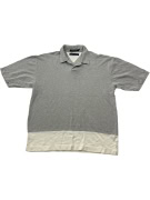 Tommy Hilfiger Polo Shirt Δίχρωμο Γκρι Εκρού Unisex M–L