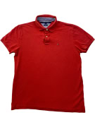 Tommy Hilfiger Polo Shirt Logo Κόκκινο Unisex L