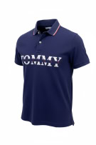 TOMMY HILFIGER Polo Shirt Logo Μπλε UNISEX M