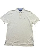 TOMMY HILFIGER POLO SHIRT MINIMAL CREAM UOMO PRE OWNED XL