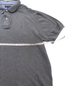 TOMMY HILFIGER POLO SHIRT MINIMAL ΓΚΡΙ ΑΝΤΡΙΚΟ PRE OWNED XL