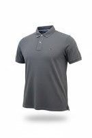 TOMMY HILFIGER POLO SHIRT MINIMAL ΓΚΡΙ ΑΝΤΡΙΚΟ PRE OWNED XL