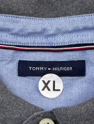 TOMMY HILFIGER POLO SHIRT MINIMAL ΓΚΡΙ ΑΝΤΡΙΚΟ PRE OWNED XL