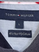 TOMMY HILFIGER POLO MINIMAL NAVY UOMO PRE OWNED L