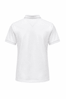TOMMY HILFIGER POLO SHIRT MINIMAL WHITE MEN PRE OWNED L