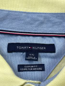 TOMMY HILFIGER POLO SHIRT MINIMAL YELLOW ΑΝΤΡΙΚΟ PRE OWNED L