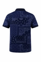 TOMMY HILFIGER POLO SHIRT PAISLEY NAVY ΑΝΤΡΙΚΟ PRE OWNED M