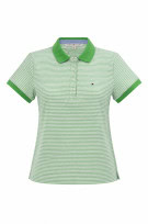 TOMMY HILFIGER POLO SHIRT STRIPED GREEN ΓΥΝΑΙΚΕΙΟ PRE OWNED M