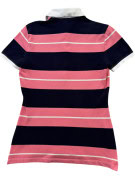 TOMMY HILFIGER POLO SHIRT STRIPED ΡΟΖ ΓΥΝΑΙΚΕΙΟ PRE OWNED