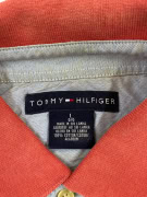 TOMMY HILFIGER POLO SHIRT VINTAGE ΜΕ ΚΕΝΤΗΜΕΝΟ ΛΟΓΟΤΥΠΟ ΚΟΚΚΙΝΟ ΑΝΔΡΙΚΟ L