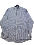 TOMMY HILFIGER ΠΟΥΚΑΜΙΣΟ BUTTON DOWN CLASSIC ΜΠΛΕ ΛΕΥΚΟ ΑΝΤΡΙΚΟ PRE OWNED XL