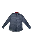 TOMMY HILFIGER CAMICIA CASUAL LOGO BLU DA UOMO XL