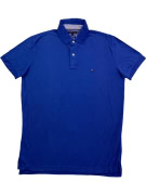 TOMMY HILFIGER CASUAL SHIRT WITH LOGO BLUE MEN'S M