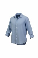 TOMMY HILFIGER CASUAL SHIRT LOGO BLUE UNISEX S pre-owned