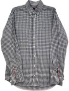 TOMMY HILFIGER CAMICIA CLASSICA GRIGIA UOMO PRE OWNED M