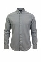 TOMMY HILFIGER ΠΟΥΚΑΜΙΣΟ CLASSIC ΓΚΡΙ ΑΝΤΡΙΚΟ PRE OWNED S