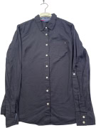 TOMMY HILFIGER CAMICIA CLASSICA NERA DA UOMO M usata