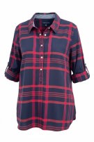 TOMMY HILFIGER CAMICIA CLASSIC NAVY DONNA PRE OWNED M