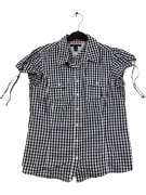 TOMMY HILFIGER Πουκάμισο Gingham Καρό Μπλε ΓΥΝΑΙΚΕΙΟ M