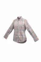 TOMMY HILFIGER Plaid Shirt Classic Logo Pink/Light Blue Women’s M