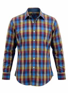 TOMMY HILFIGER Plaid Shirt Custom Fit With Embroidered Logo Multicolor Men's M
