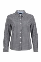 TOMMY HILFIGER ΠΟΥΚΑΜΙΣΟ ΚΑΡΟ MINIMAL ΑΣΠΡΟ ΜΑΥΡΟ ΓΥΝΑΙΚΕΙΟ PRE OWNED M