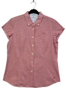 TOMMY HILFIGER ΠΟΥΚΑΜΙΣΟ ΚΟΝΤΟΜΑΝΙΚΟ CASUAL ΚΟΚΚΙΝΟ/ΡΟΖ ΓΥΝΑΙΚΕΙΟ M preowned