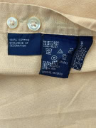 TOMMY HILFIGER SHIRT SHORT SLEEVE VINTAGE OCHRE MENS XL pre-owned